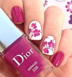 nail art fiori