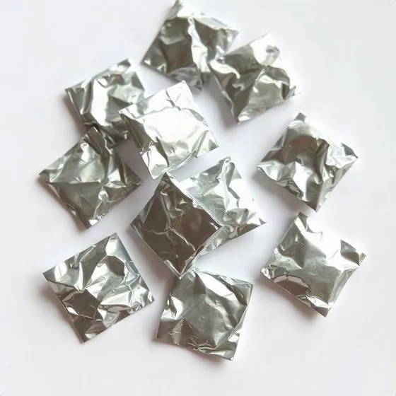 Quadrati di alluminio
